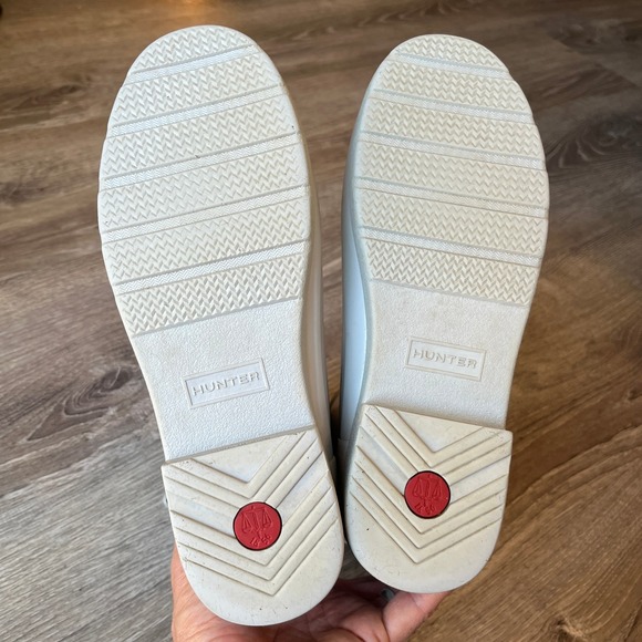 Hunter Short Gloss Rain Boots Gray Womens 7 UK 5 EU 38 - Picture 8 of 10